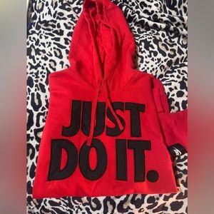 Nike hoodie xl Red